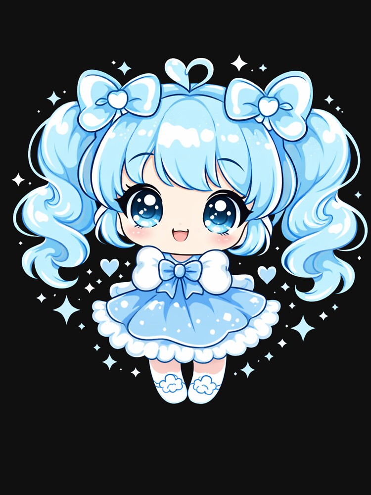 Goth Kawaii Girl – Cute Chibi Anime Aesthetic by PaulaDesignCo