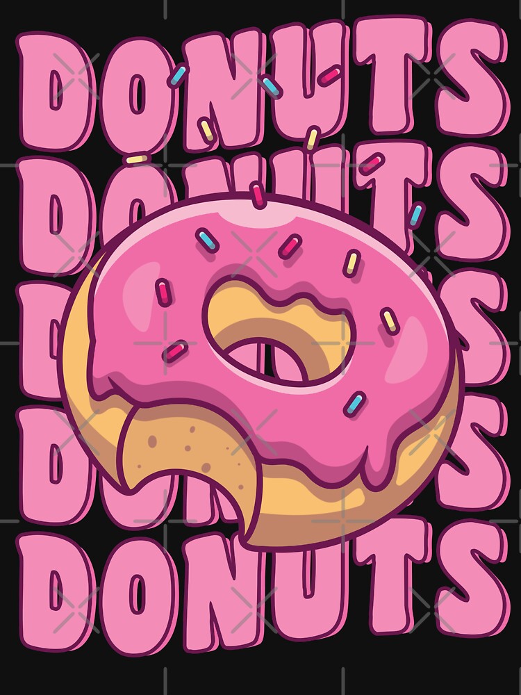 Groovy Pink Donut Squad Sprinkles Donut Lover Matching Donut by MintedFresh