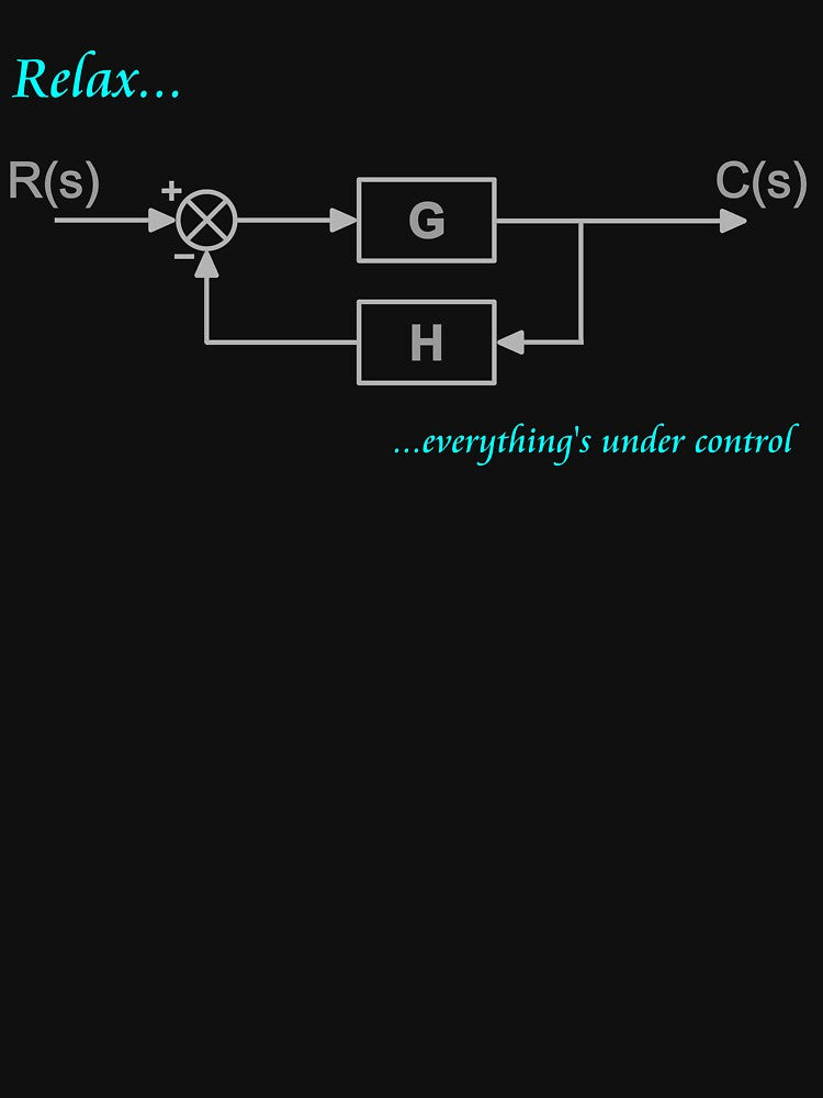 Relax, Everything's Under Control (Dark Background) by pschlesi