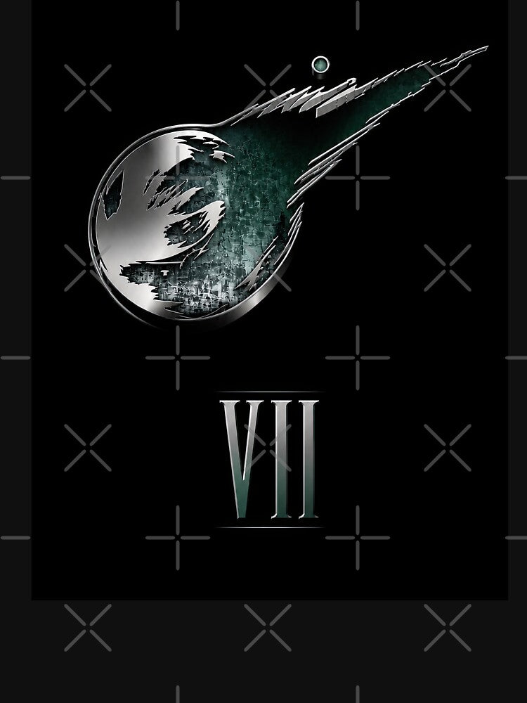 Minimalist Final Fantasy VII meteor logo by Jerhus