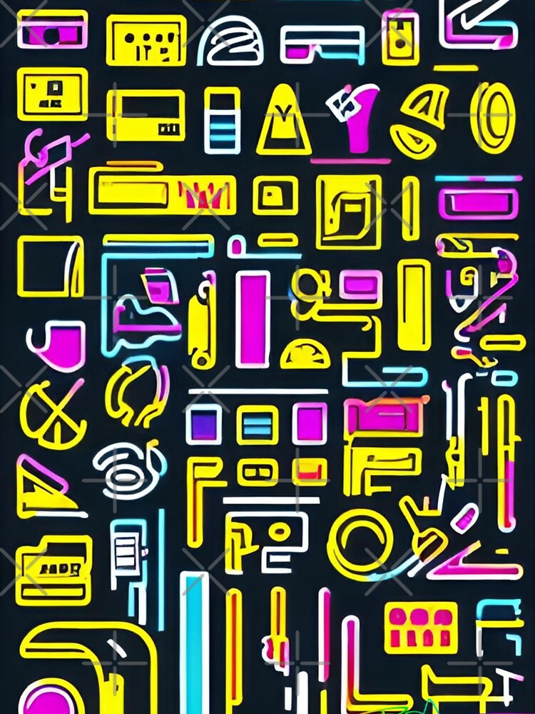 80’s Retro Tech Vibes 83 by Benito Del Ray