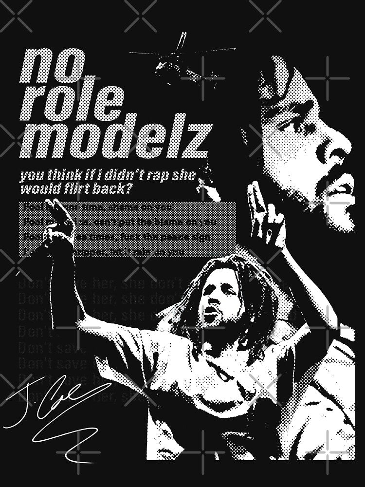 J Cole Rapper Vintage Rap Music by GeorgeBlaha