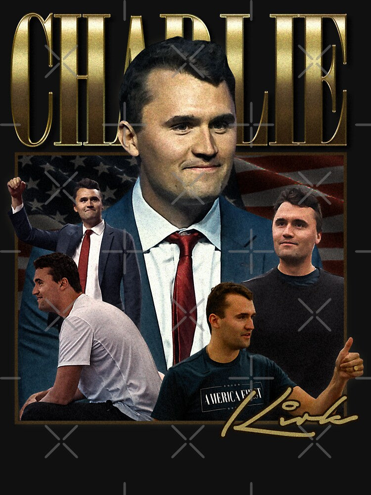 Charlie Kirk Vintage Retro Bootleg by MadShroomPrints