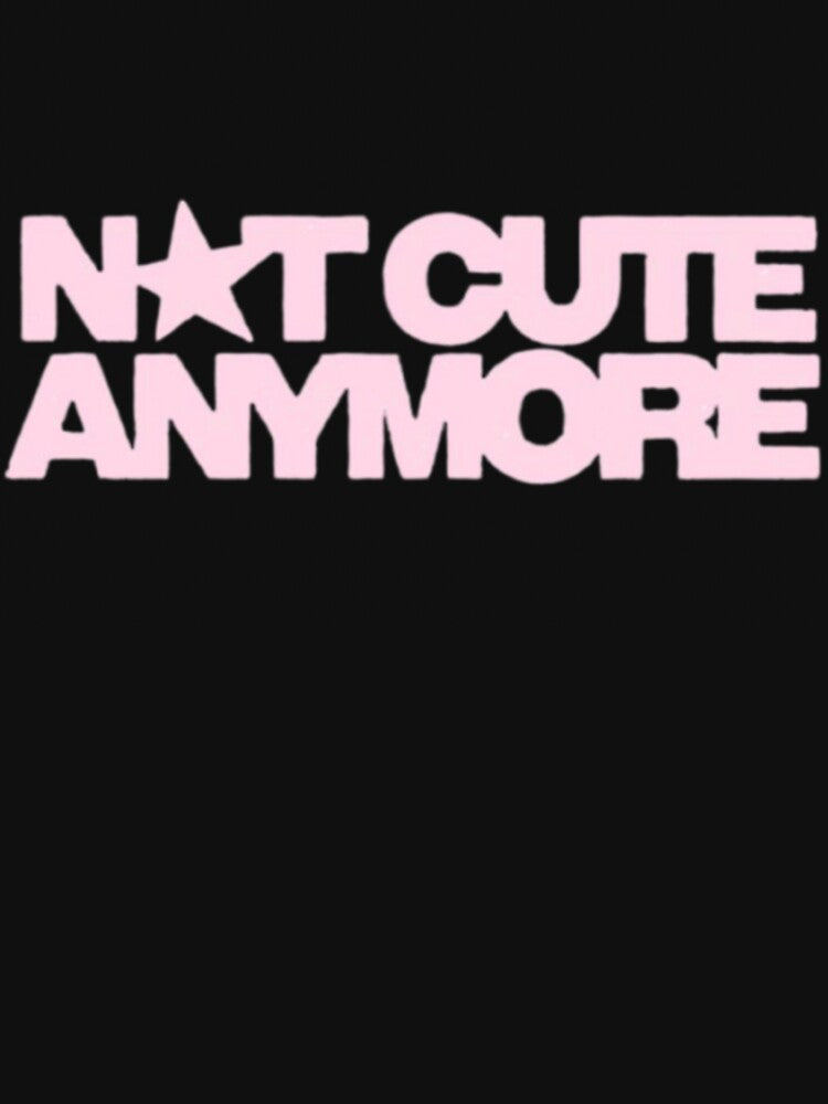 Not Cute Anymore – ILLIT Inspired Aesthetic Typography by KryaArts27