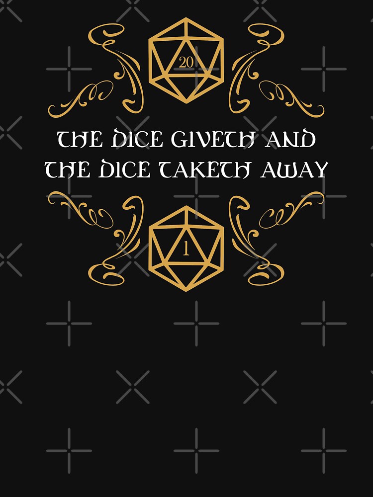 The Dice Giveth and Taketh Away Natural 20 and Critical Fail by pixeptional
