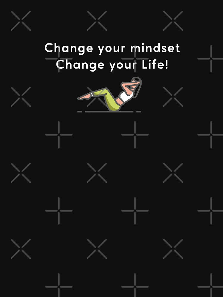 Change your mindset, Change your life workout tee by Viralvibes92
