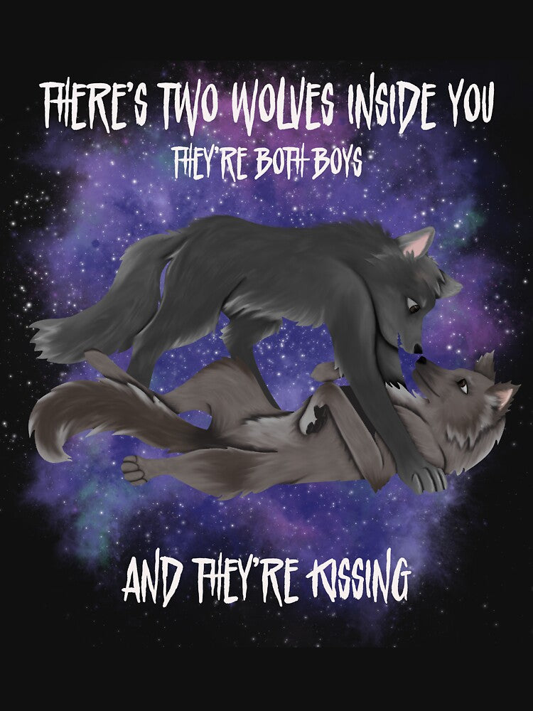 Theres two wolves inside you by STAYOKBRAND