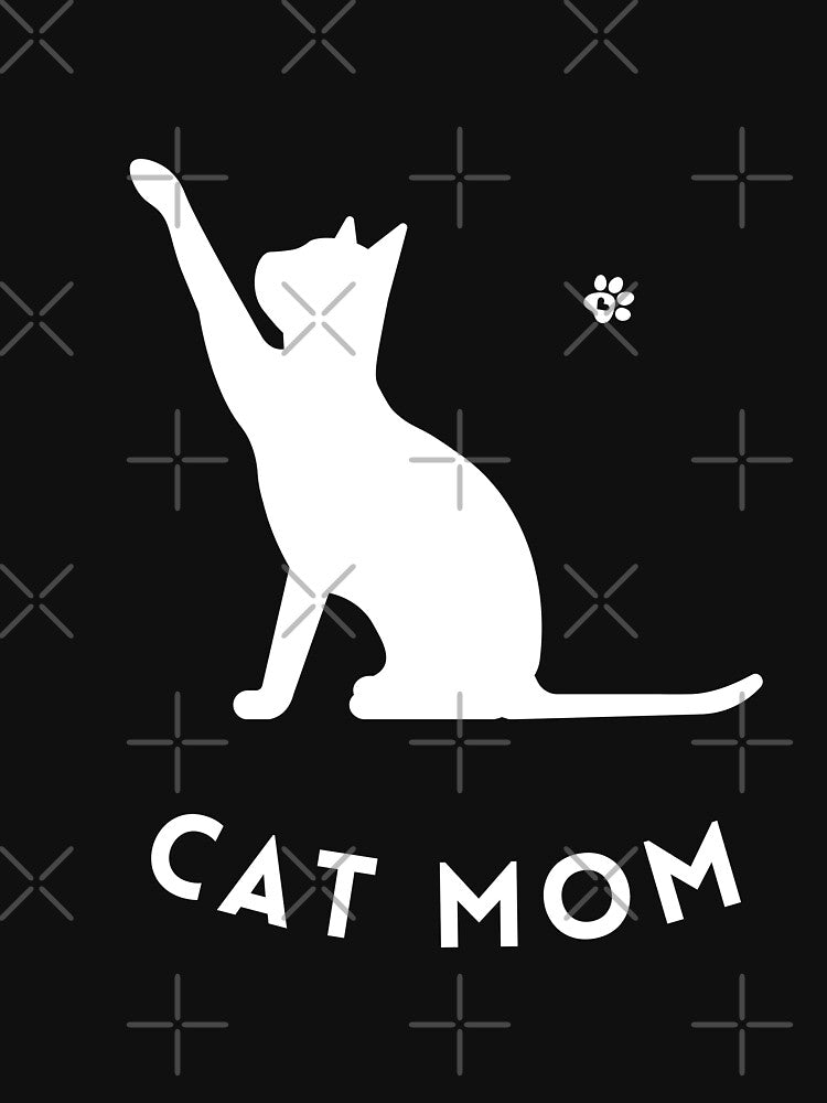 Cat Mom – Cat Mom T-Shirt with cat motif by Katja LebenFreude
