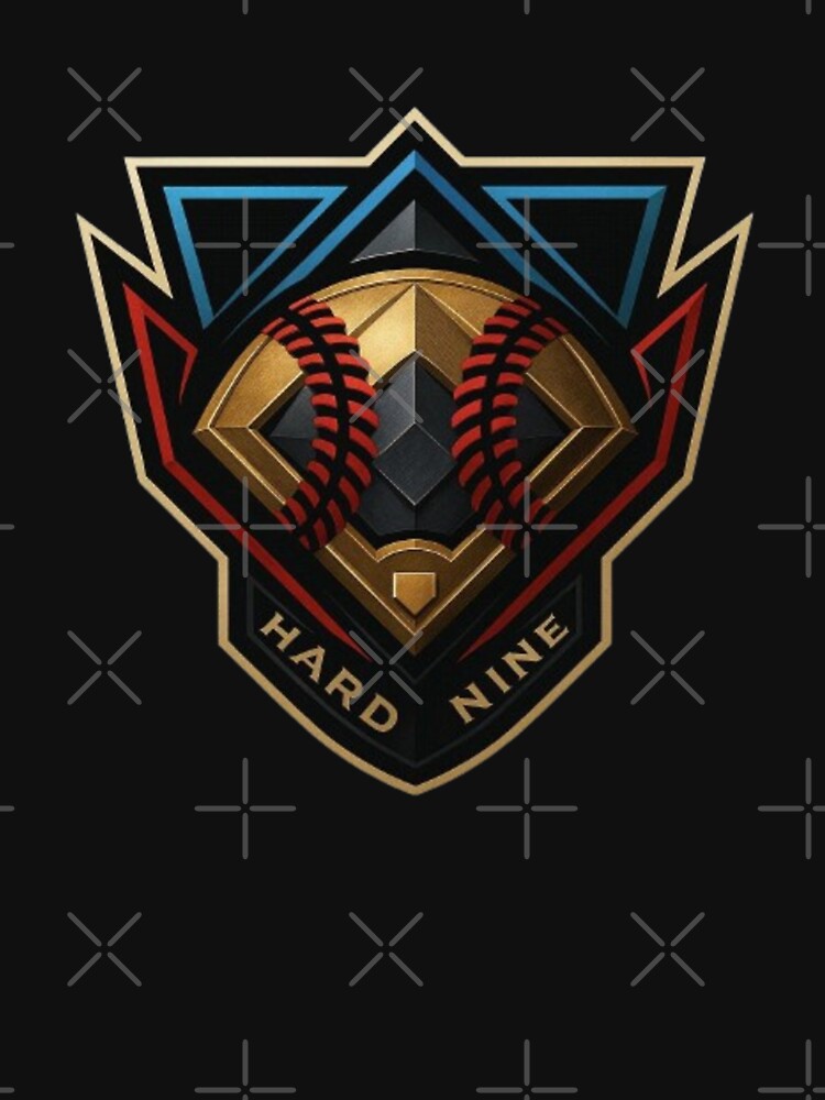 Hard Nine 2 – Baseball Motivation Shirt | Play Every Inning, 9 Innings, Team Effort, Baseball Fan Gift Design by Typologystudios