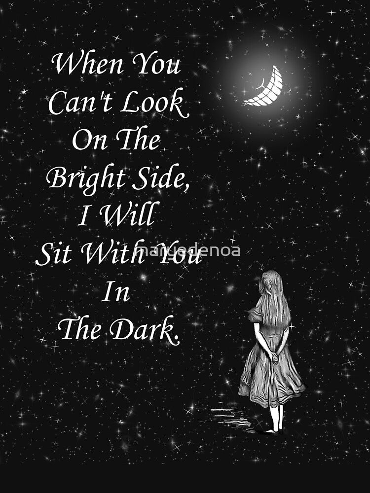 Alice in Wonderland Starry Night Quote by maryedenoa