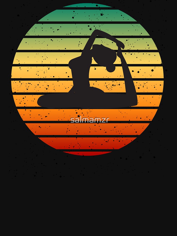 Retro Yoga , Yoga Gift by salmamzr