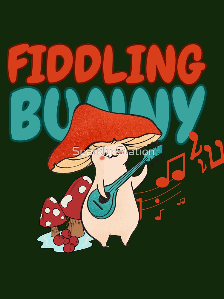 FIDDLING BUNNY by Sparkly-Station