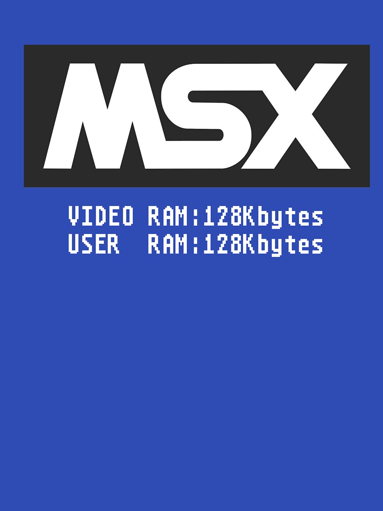 MSX BIOS T-Shirt by Camisetas Darría