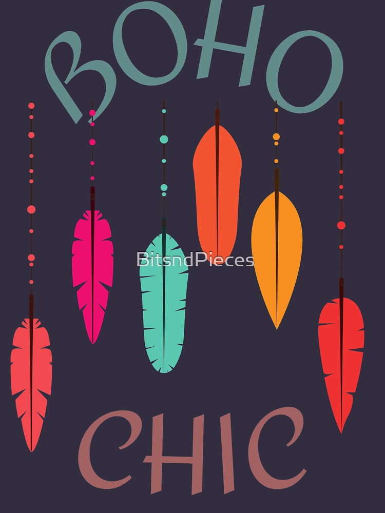 Boho  Feathers Design by BitsndPieces