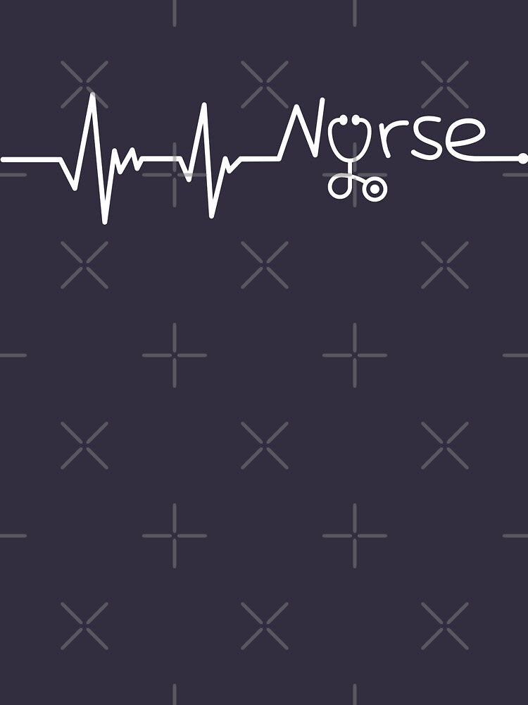 NURSE TEE HEARTBEAT by niftee