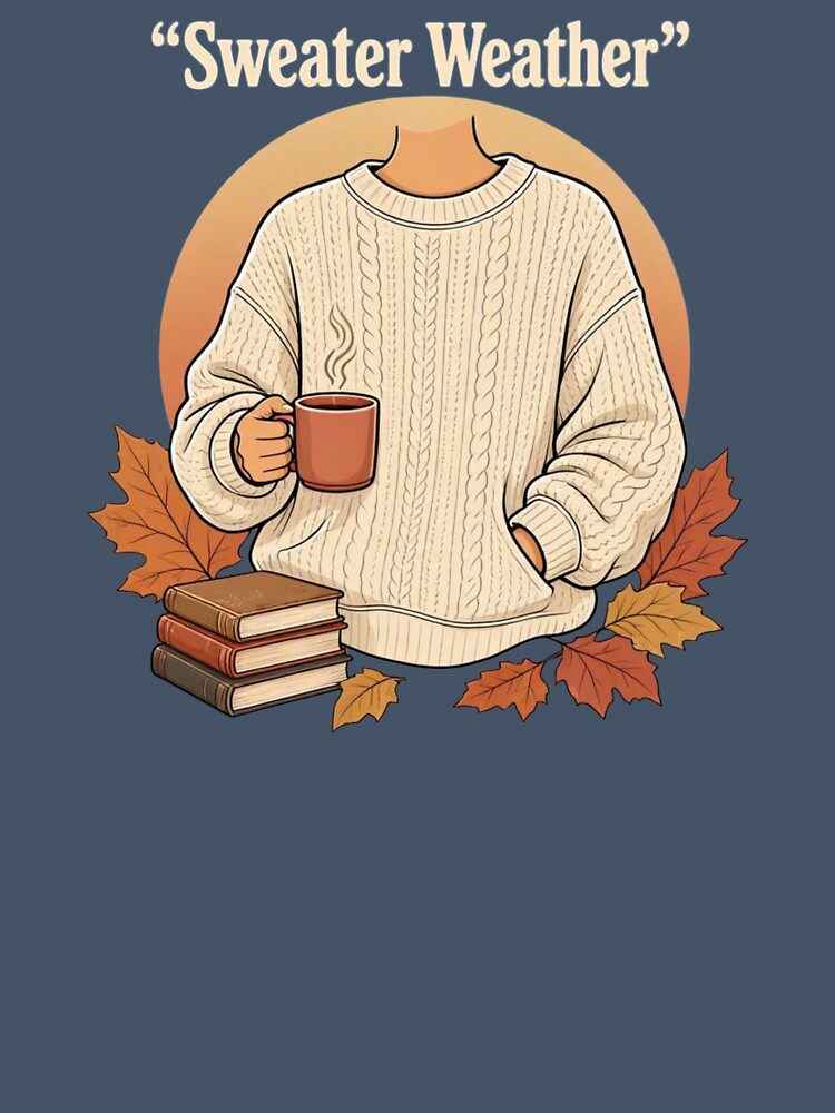 Sweater Weather Fall Aesthetic – Cozy Autumn Season Design by Everleaf Studio