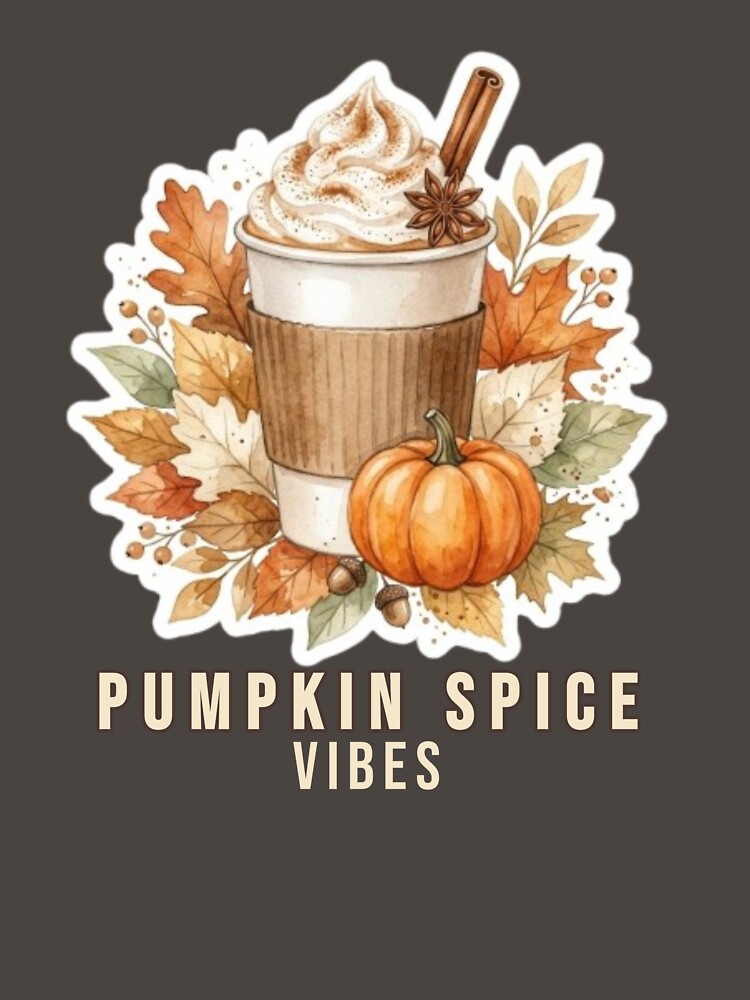 Pumpkin Spice Vibes Fall Coffee Lover Shirt by Aura Edit