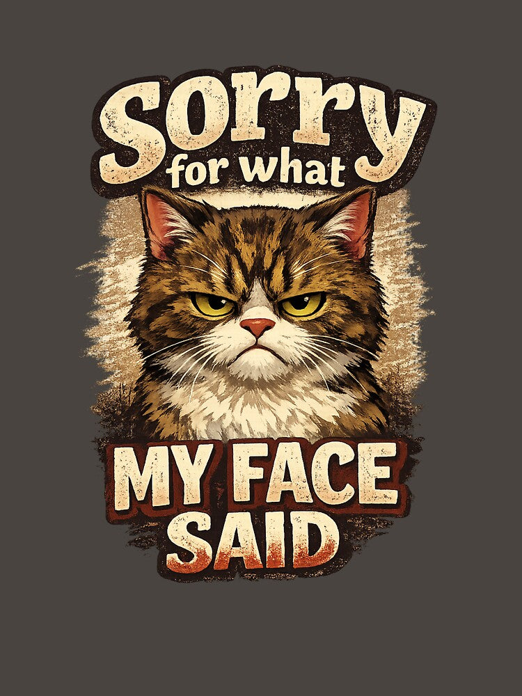 Grumpy Faced Kitty by 2 Left Hands