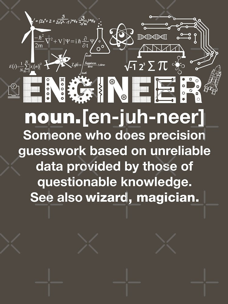 Engineer Humor Definition by lolotees