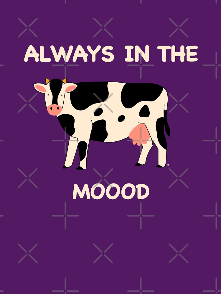 Always in the Moood - Sucker for love - Cute cow shirt by bibelot-