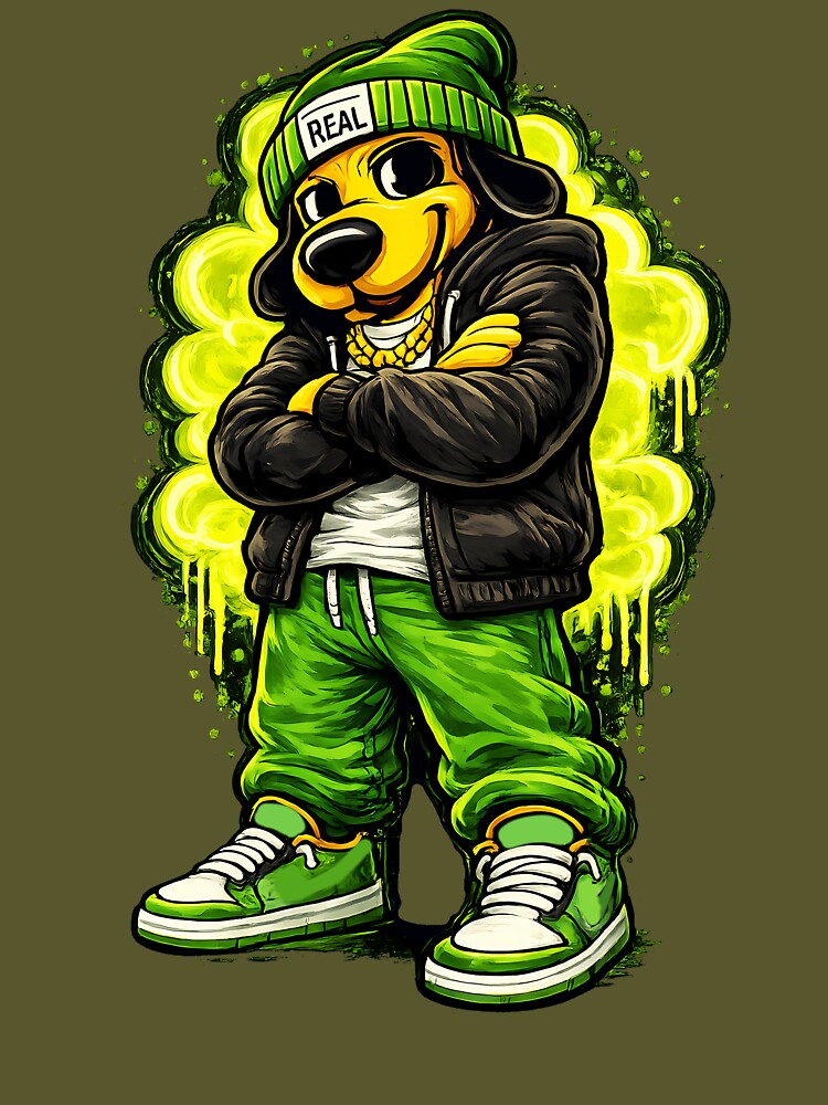 Street Dog Urban Style Neon Green by HOPPER420