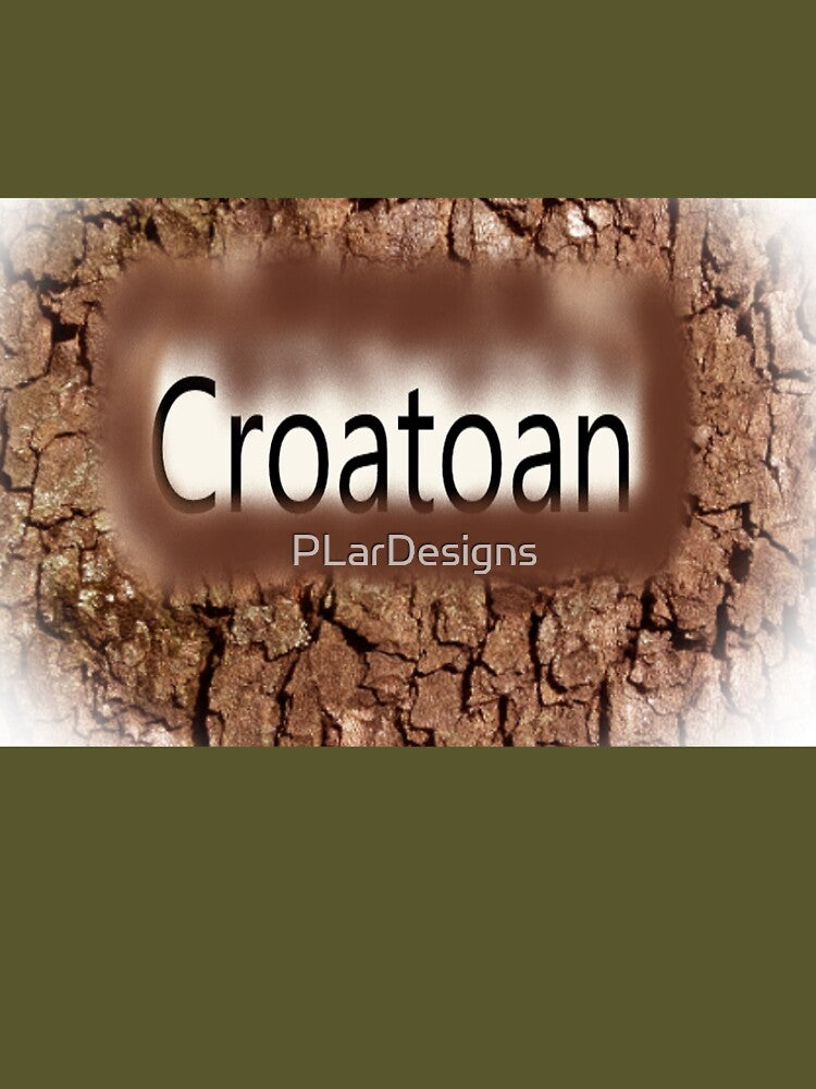 Croatoan Native American Roanoke Island History Mystery Christmas Gift by PLarDesigns