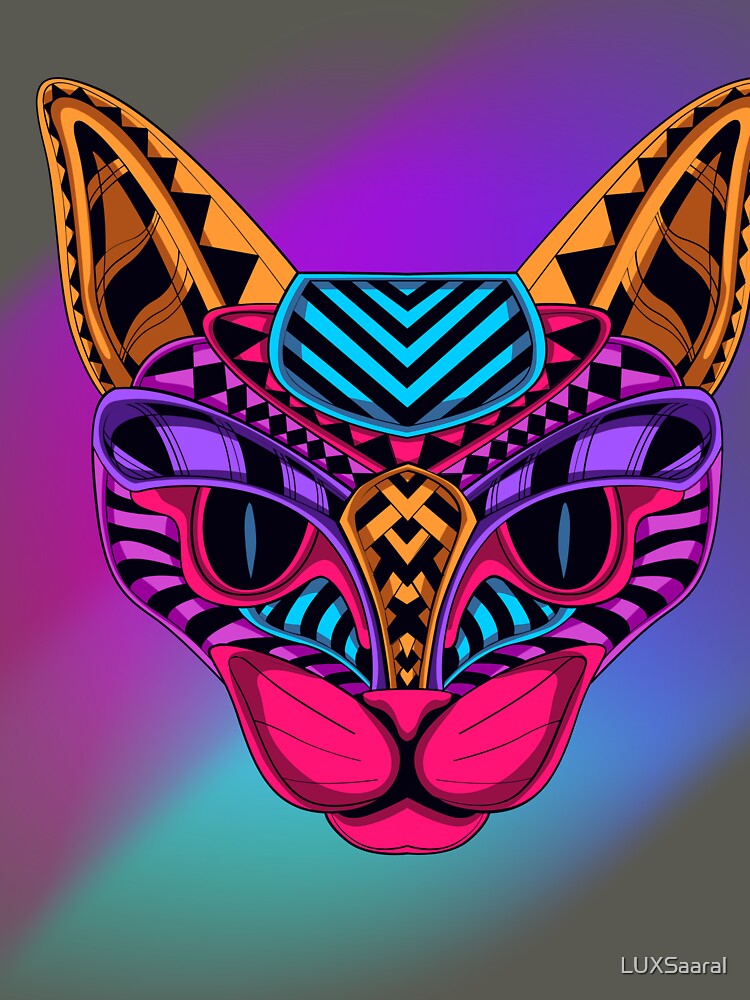 masked cat by LUXSaaral