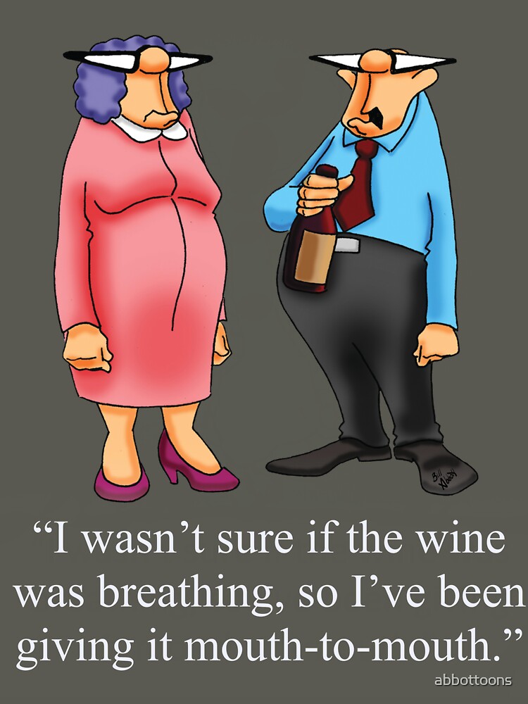 Funny Spectickles Wine Cartoon Humor by abbottoons