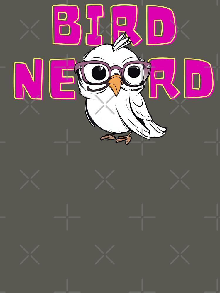 bird nerd owl pink design by TheWaterBirds