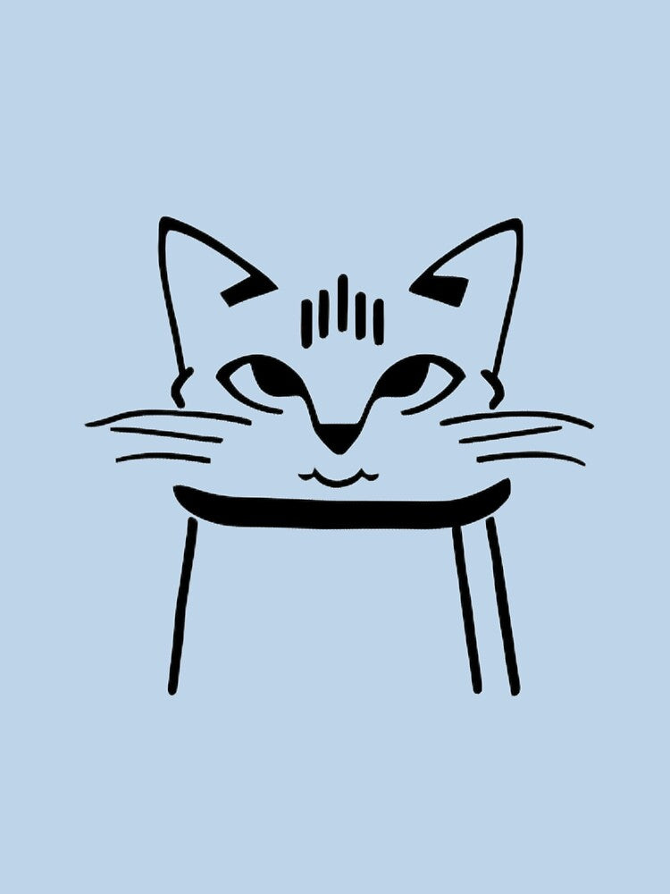 Minimalistic Drawing of a Cat by Alex-JuJu