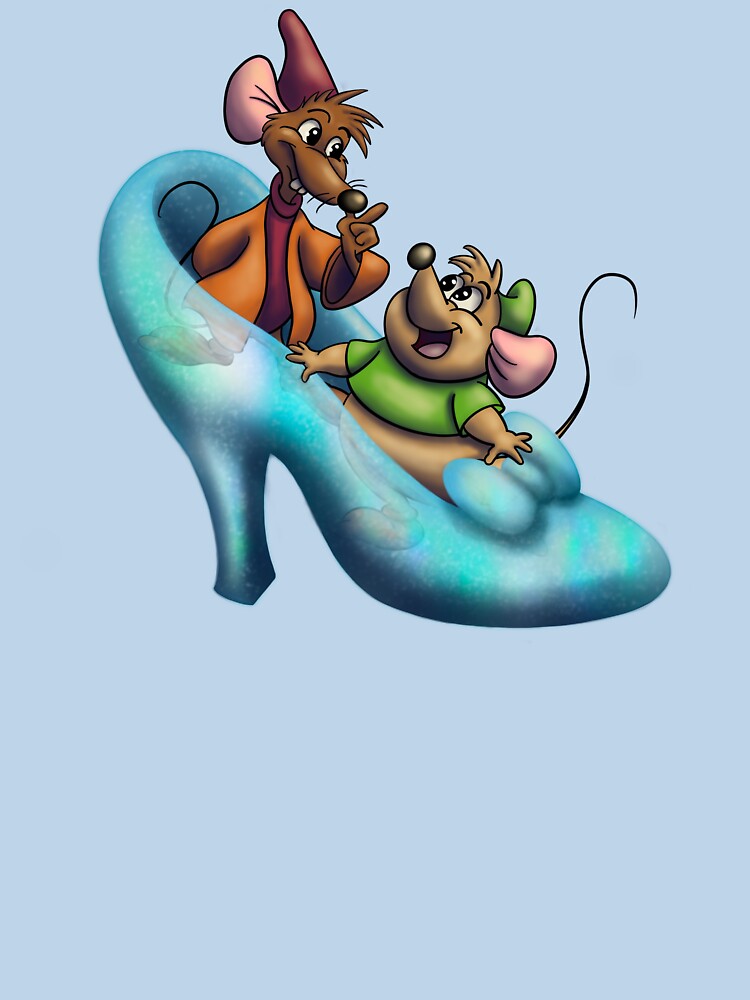 Jaq and Gus in Cinderella’s Glass Slipper by Art-by-Sanna