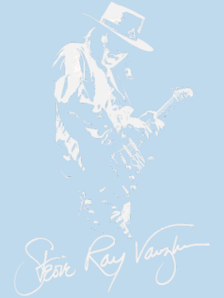 STEVIE RAY VAUGHAN FAN ART DESIGN T-SHIRT by DarcieDonels