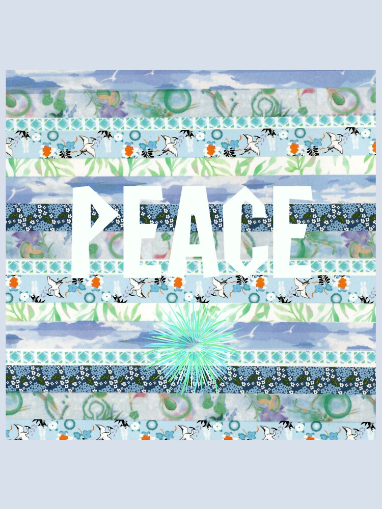 "Peace" in blues by TabbysShop