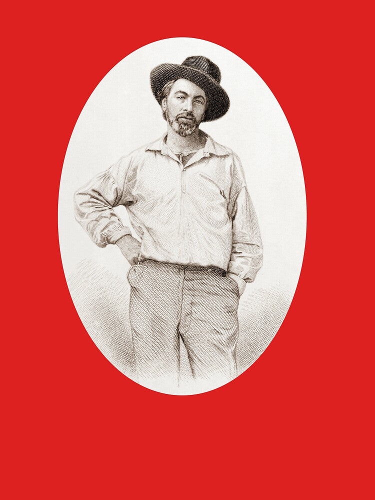 Walt Whitman Fan Poetry Reader Gift Poem Writer by Creekman Designs