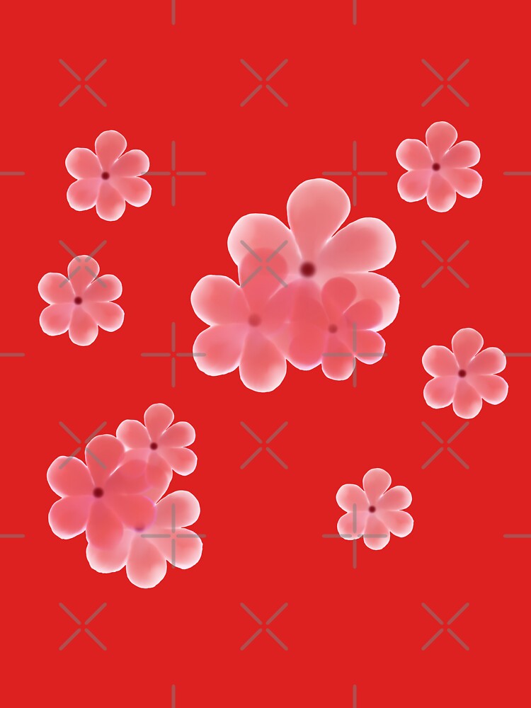 cute orange flowers by DesignYourWaystore