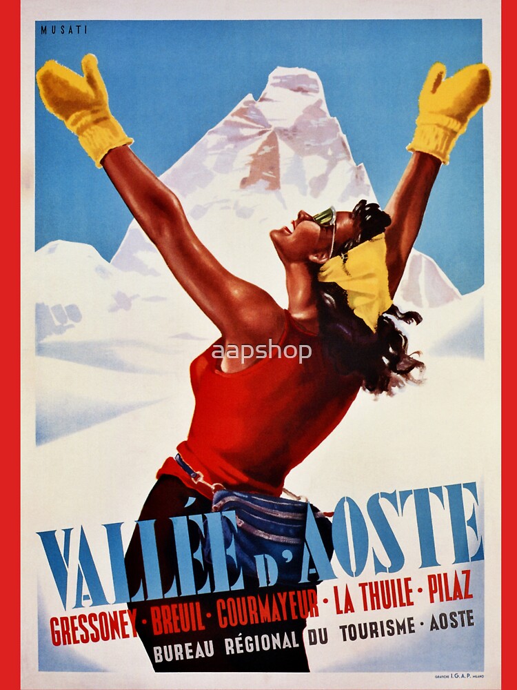Italy Italian winter travel Val d'Aosta by aapshop
