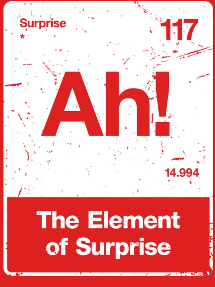 Project Hail Mary Ah The Element Of Surprise Periodic Table Nerd Classic T-Shirt by Qwertycraftd