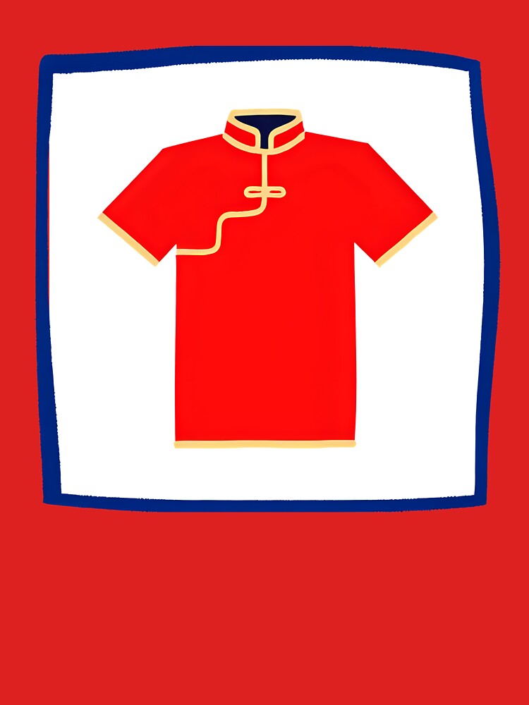 Chinese shirt minimalist graphic icon by ArtEllary
