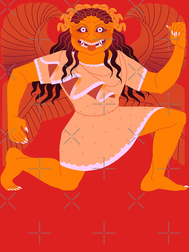 Archaic Gorgon - Orange by flaroh