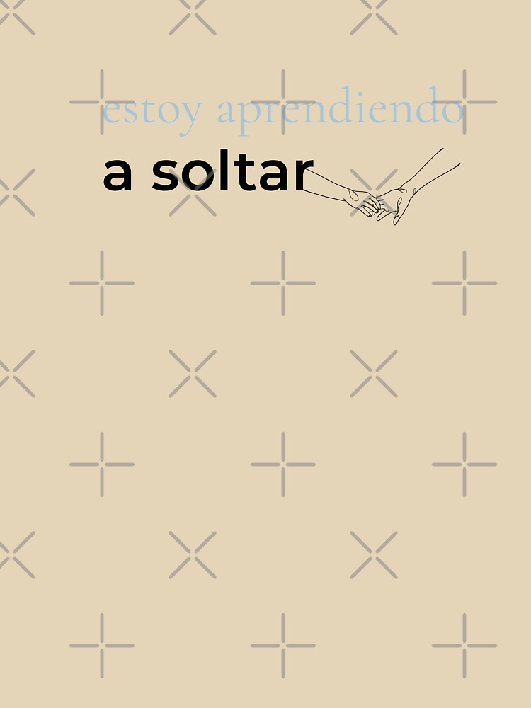 I'm learning to let go - minimalist Spanish quote aesthetic by BikaMood