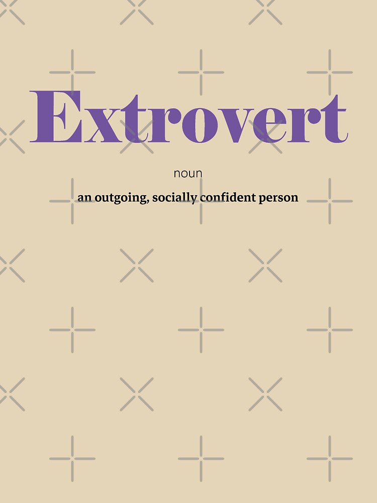 Extrovert Meaning by n0madd