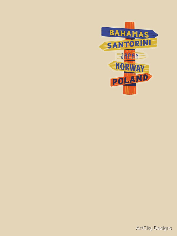 Travel Directions by ArtCity Designs