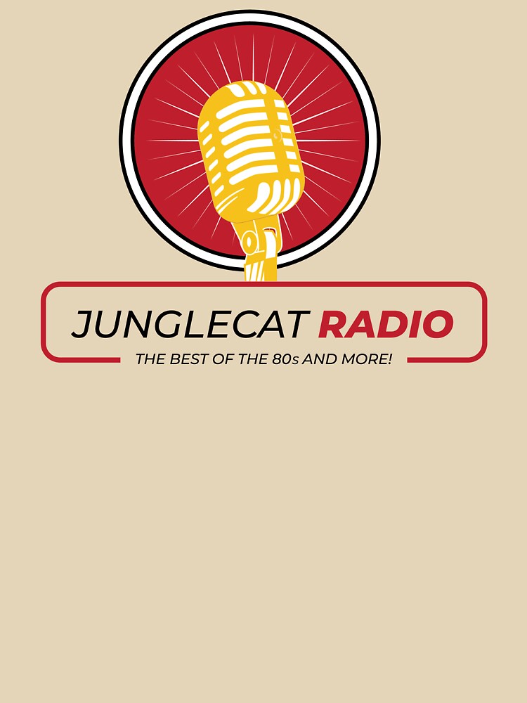 JungleCat Radio Red Logo Tees by JungleCatRadio