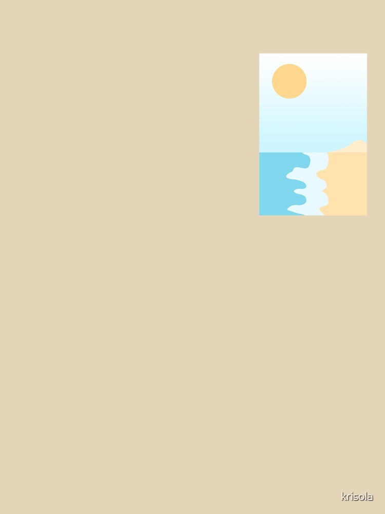 Minimalist Beach Landscape by krisola