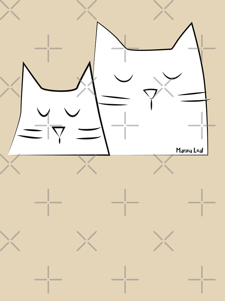 white cats well behaved by Marina Leal