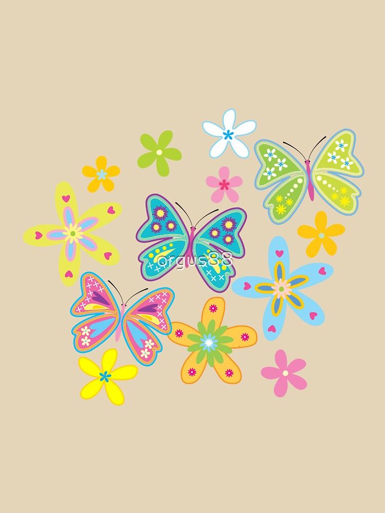 Butterfly & flower by orgus88