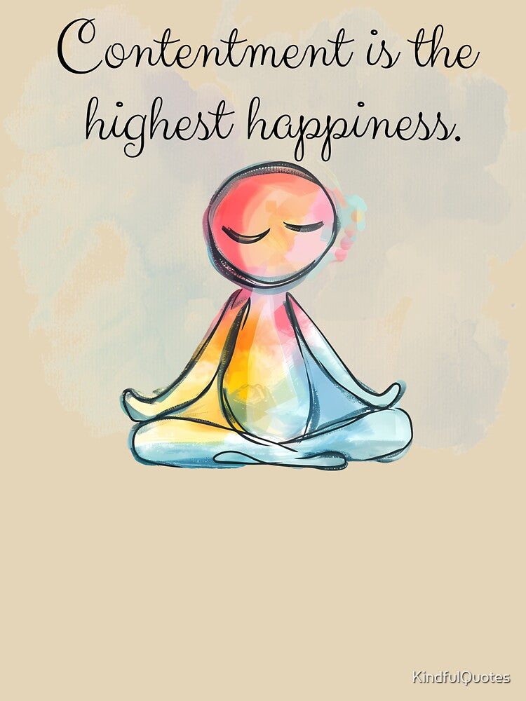 Ajahn Brahm: Contentment is the highest happiness. by KindfulQuotes