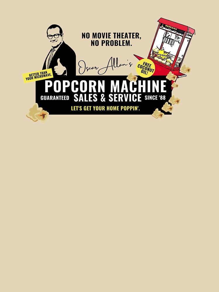 Oscar Allan's Popcorn Machine Sales by The Masked Designer