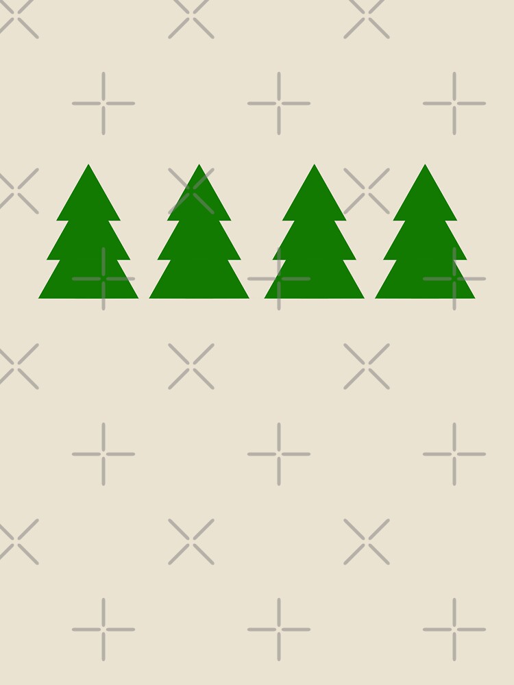 Cedar Trees - Green by TheeForestFox Shop