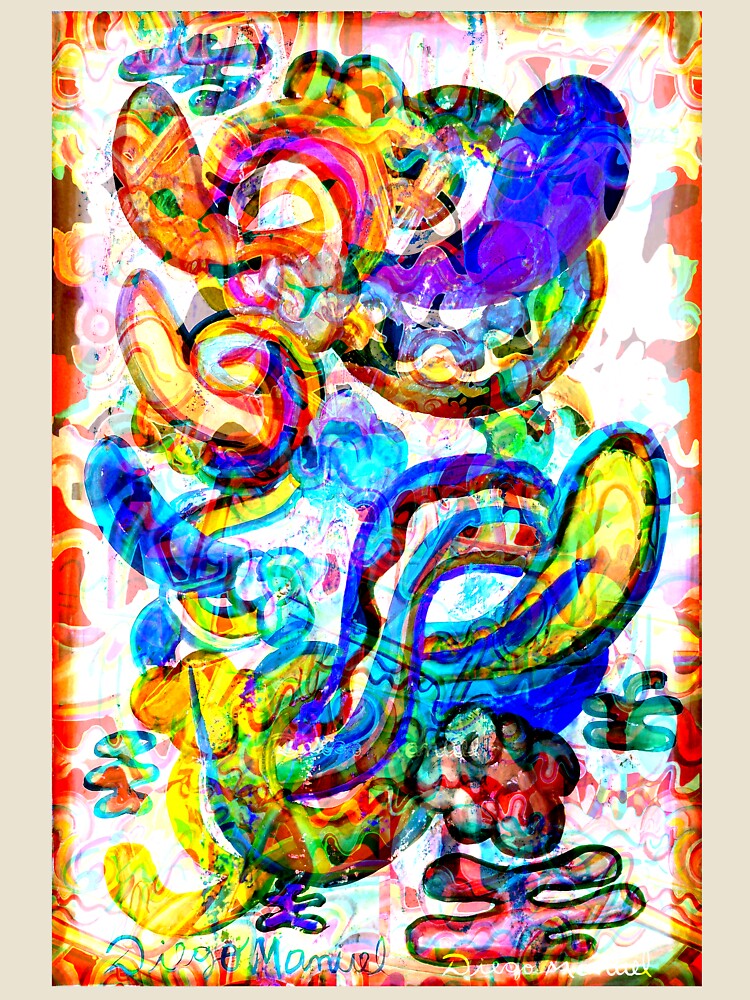Clouds, tongues and rainbows  2025 by Diego Manuel Rodriguez